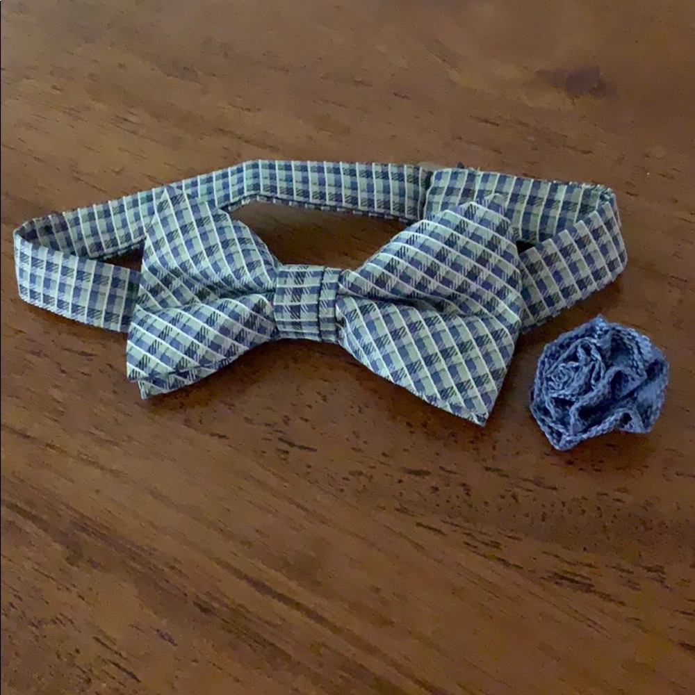 Ralph Lauren Bow Tie & Flower Pin